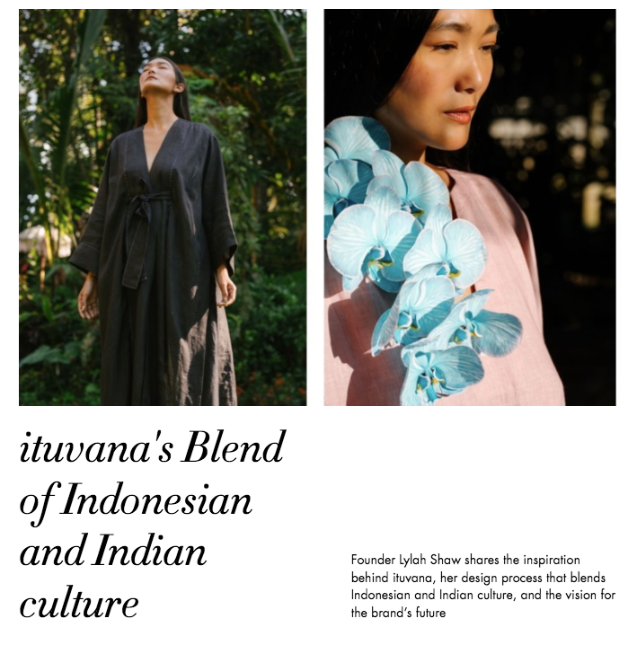 ituvana's blend of Indonesian and Indian culture for Platform Magazine